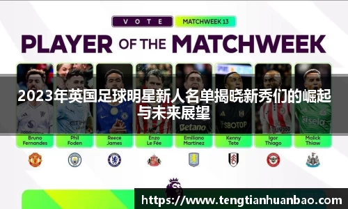 2023年英国足球明星新人名单揭晓新秀们的崛起与未来展望